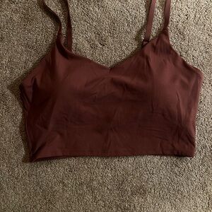 Athleta cropped workout top